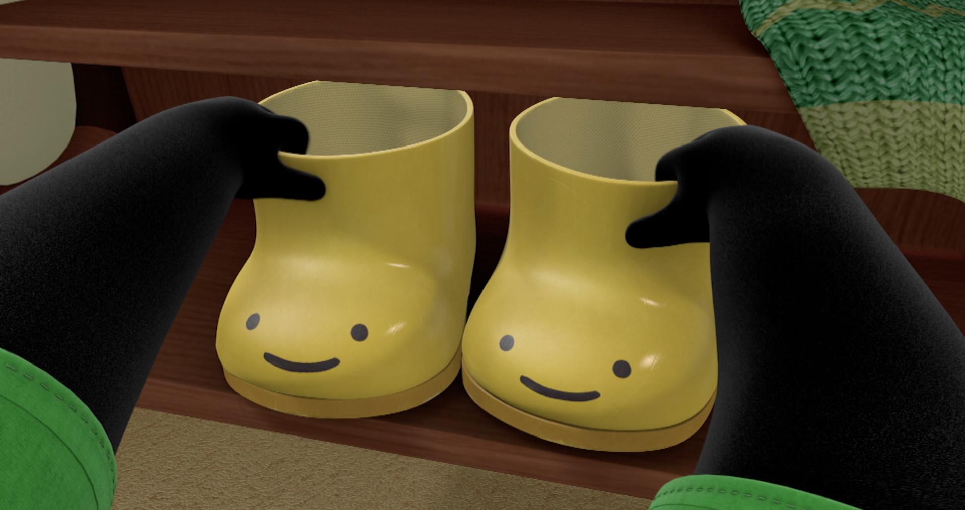 Les bottes en caoutchouc