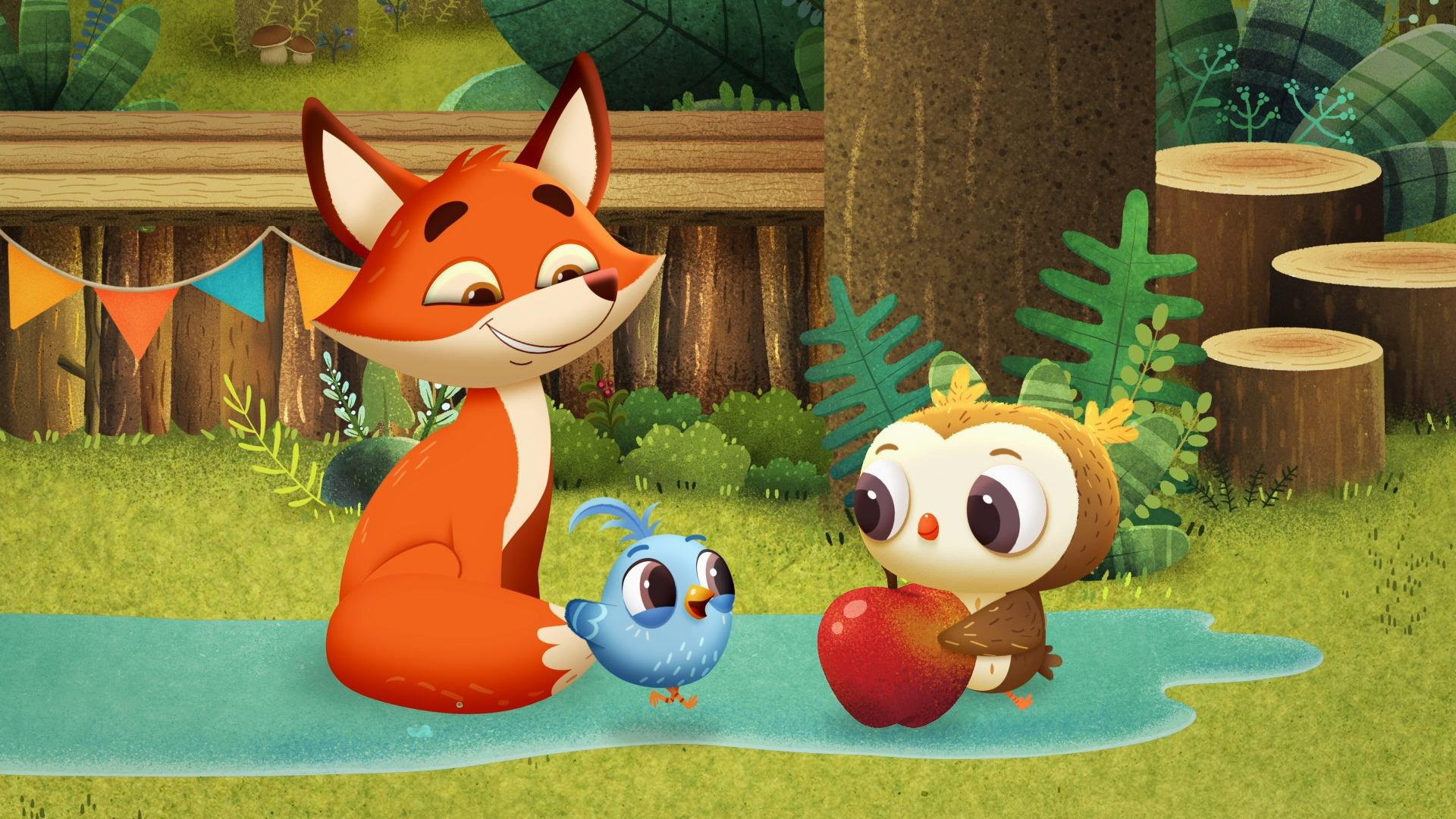 Le renard et les pommes
