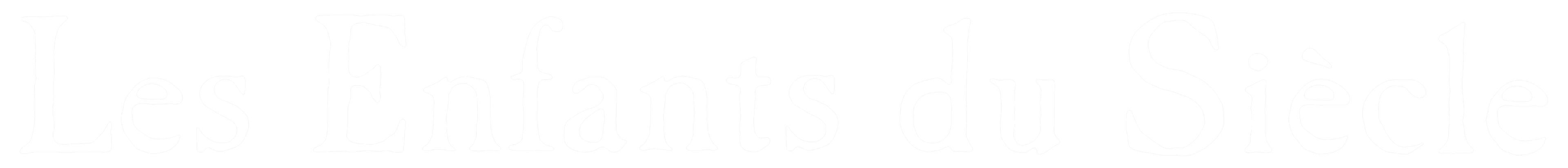 Les enfants du siècle