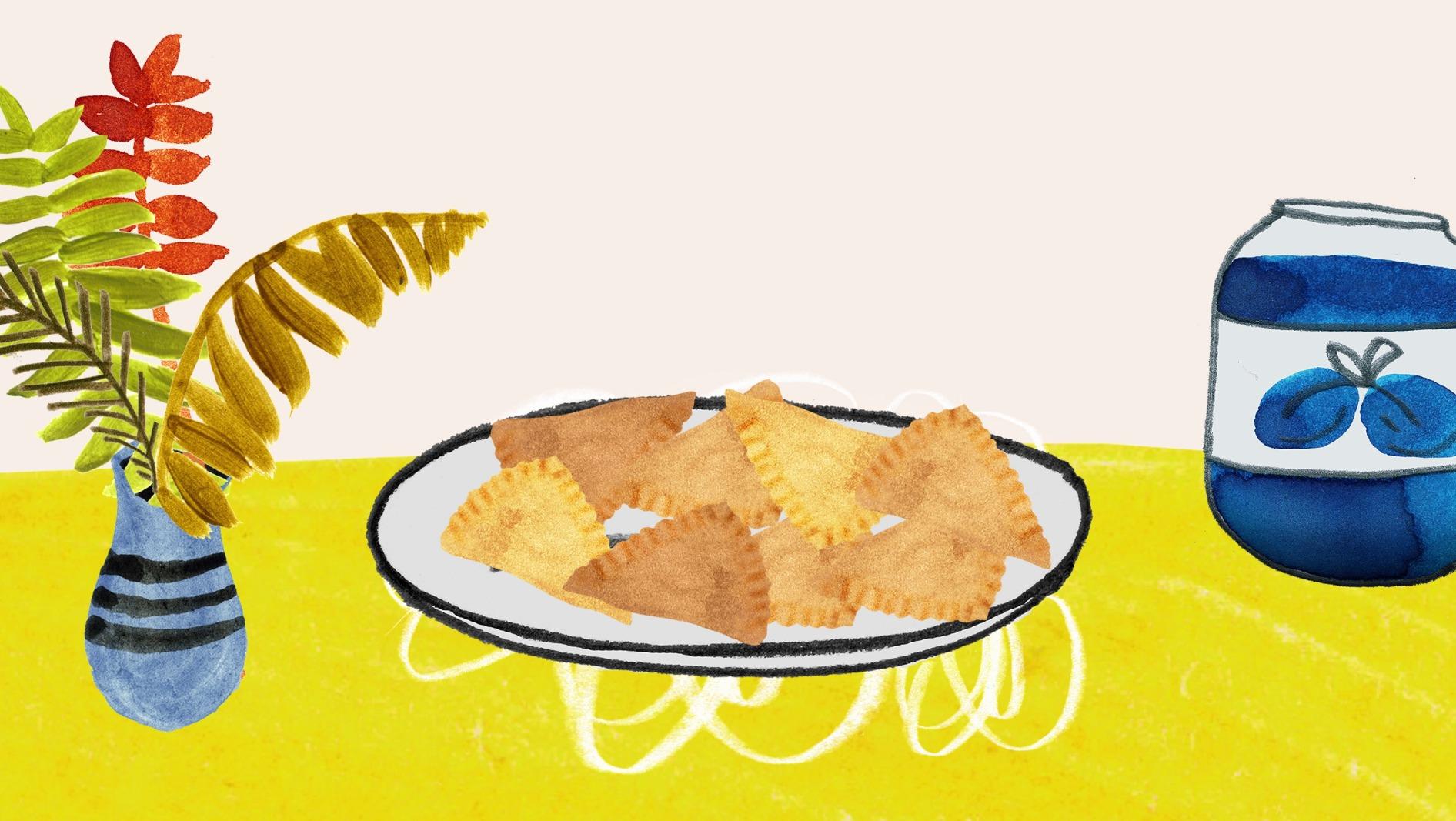 Les chaussons à la confiture