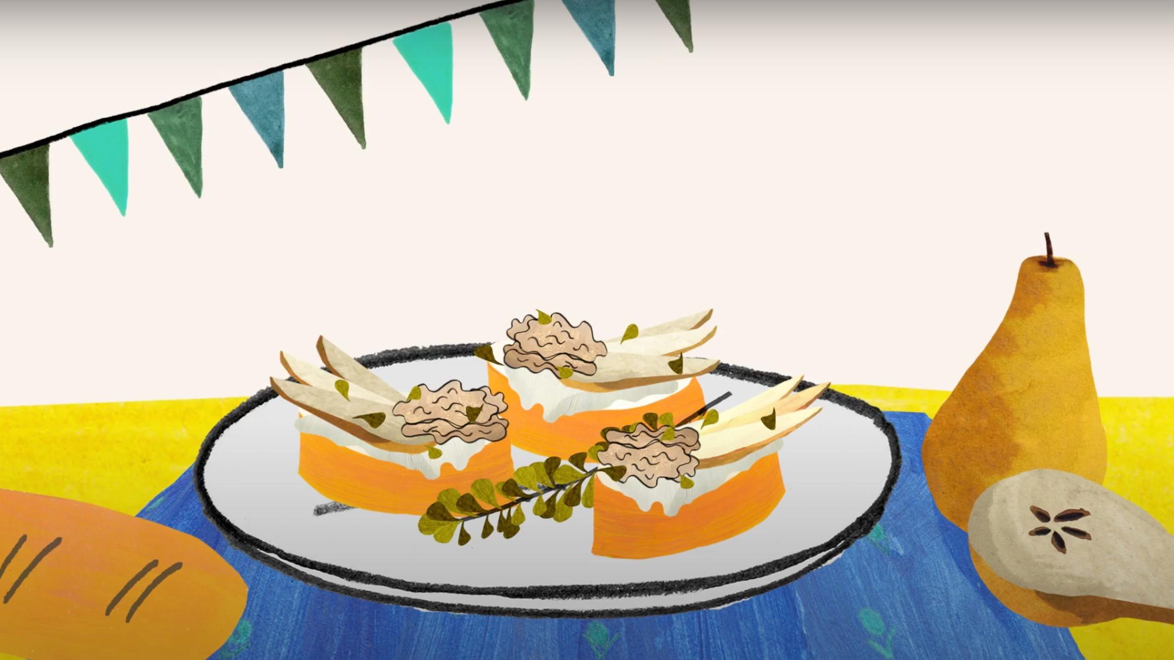 Les canapés au fromage