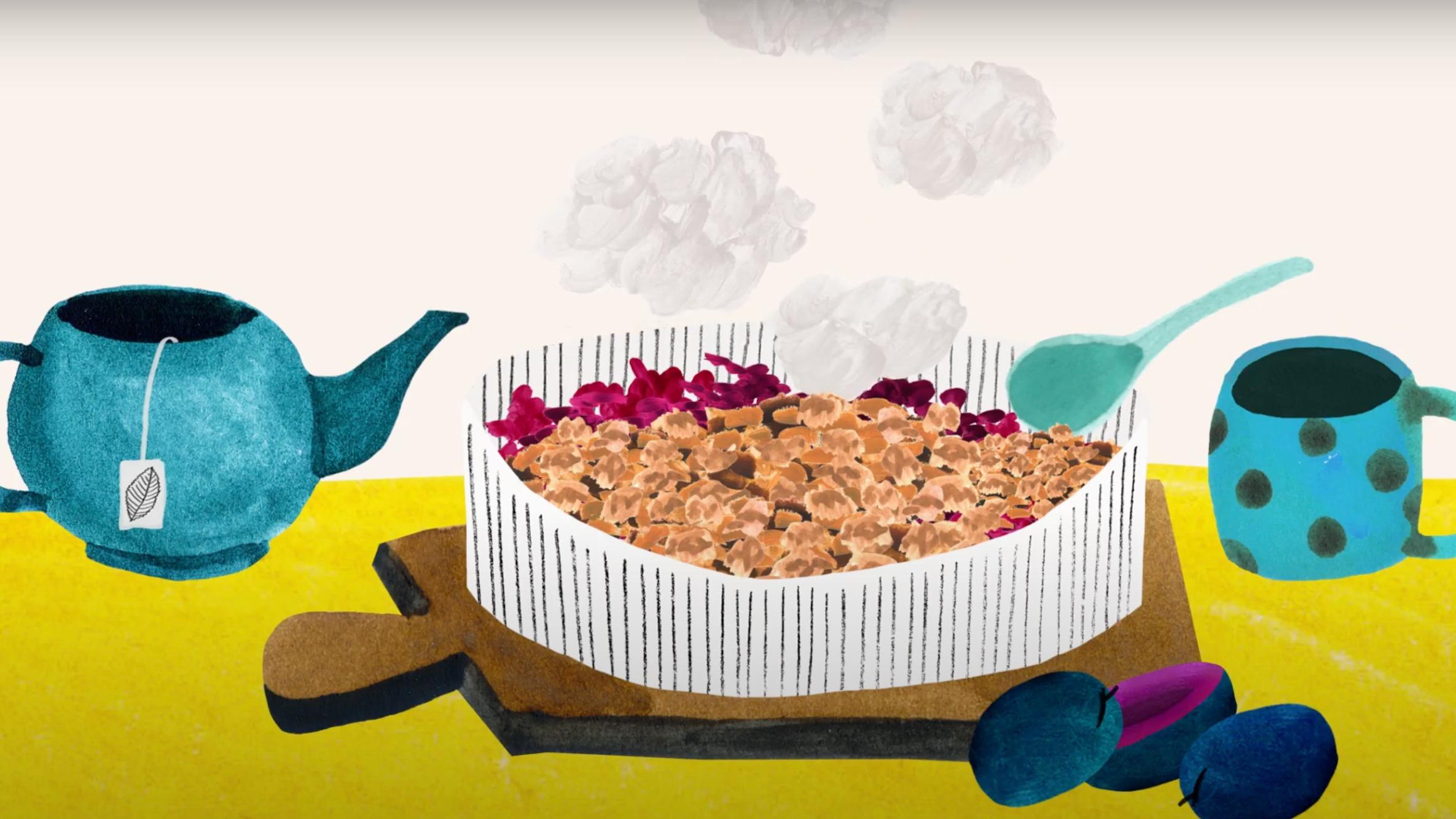 Le crumble aux prunes