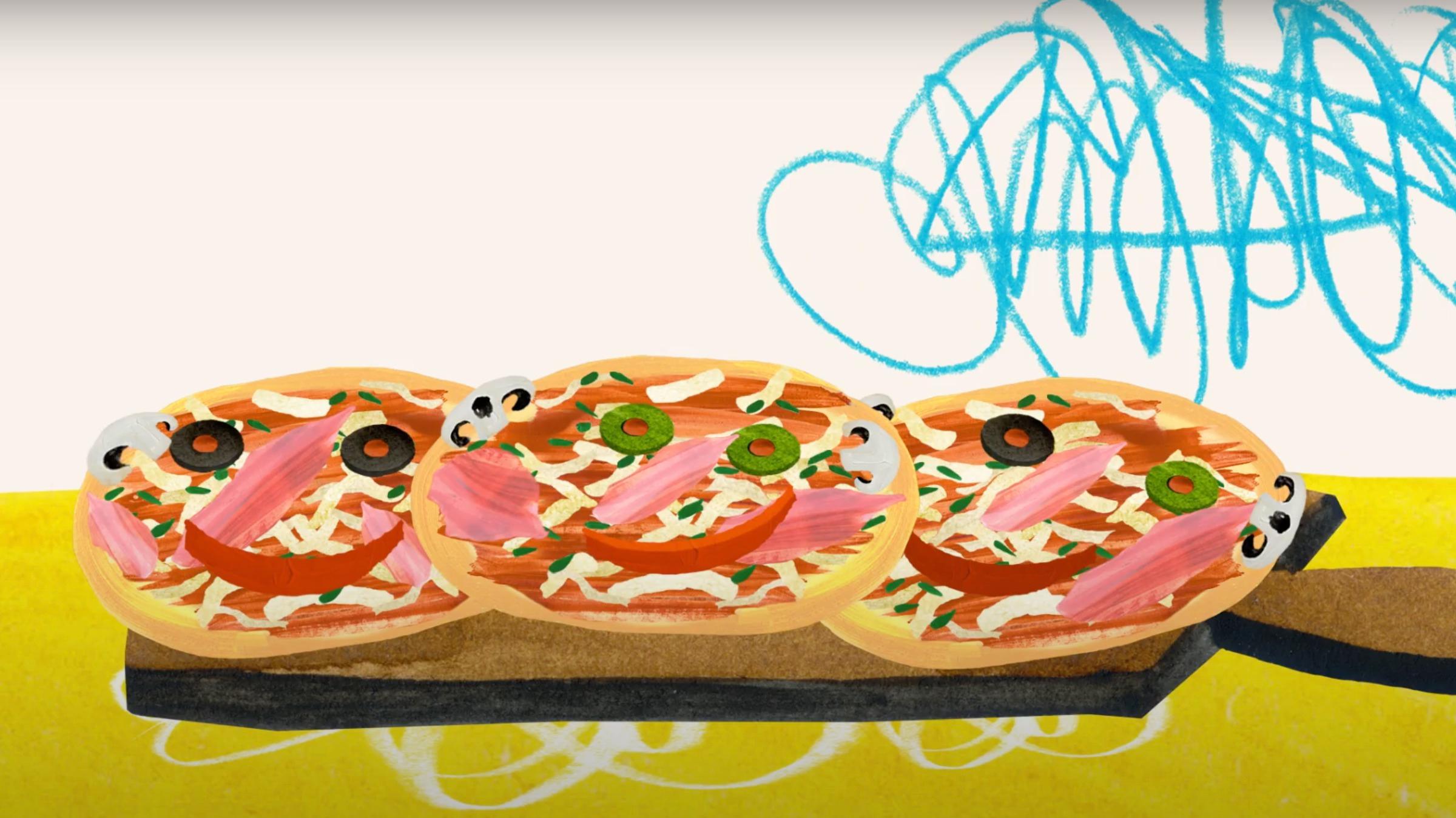 Les mini pizzas