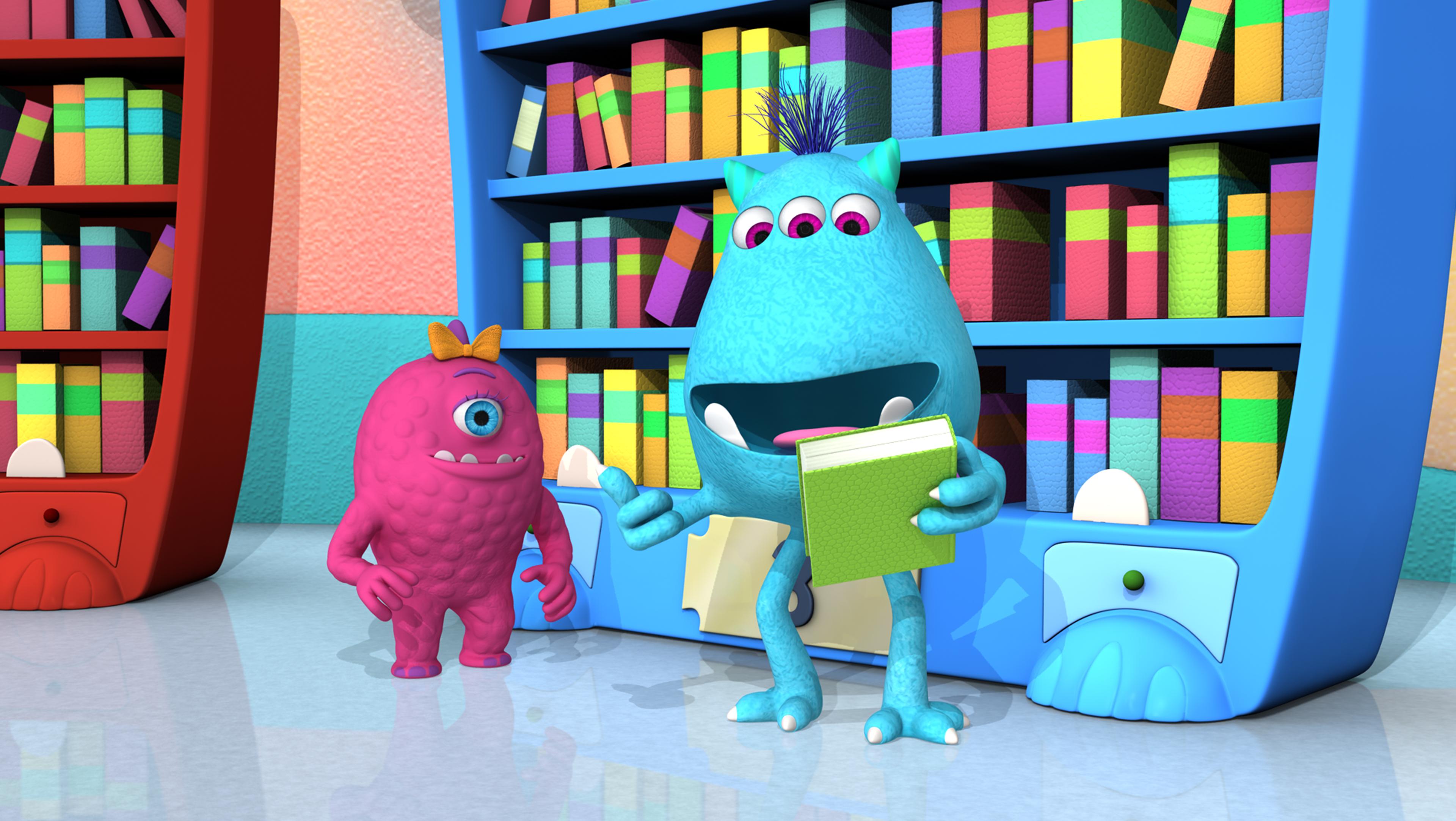 Le Monstre Roteur à la bibliothèque