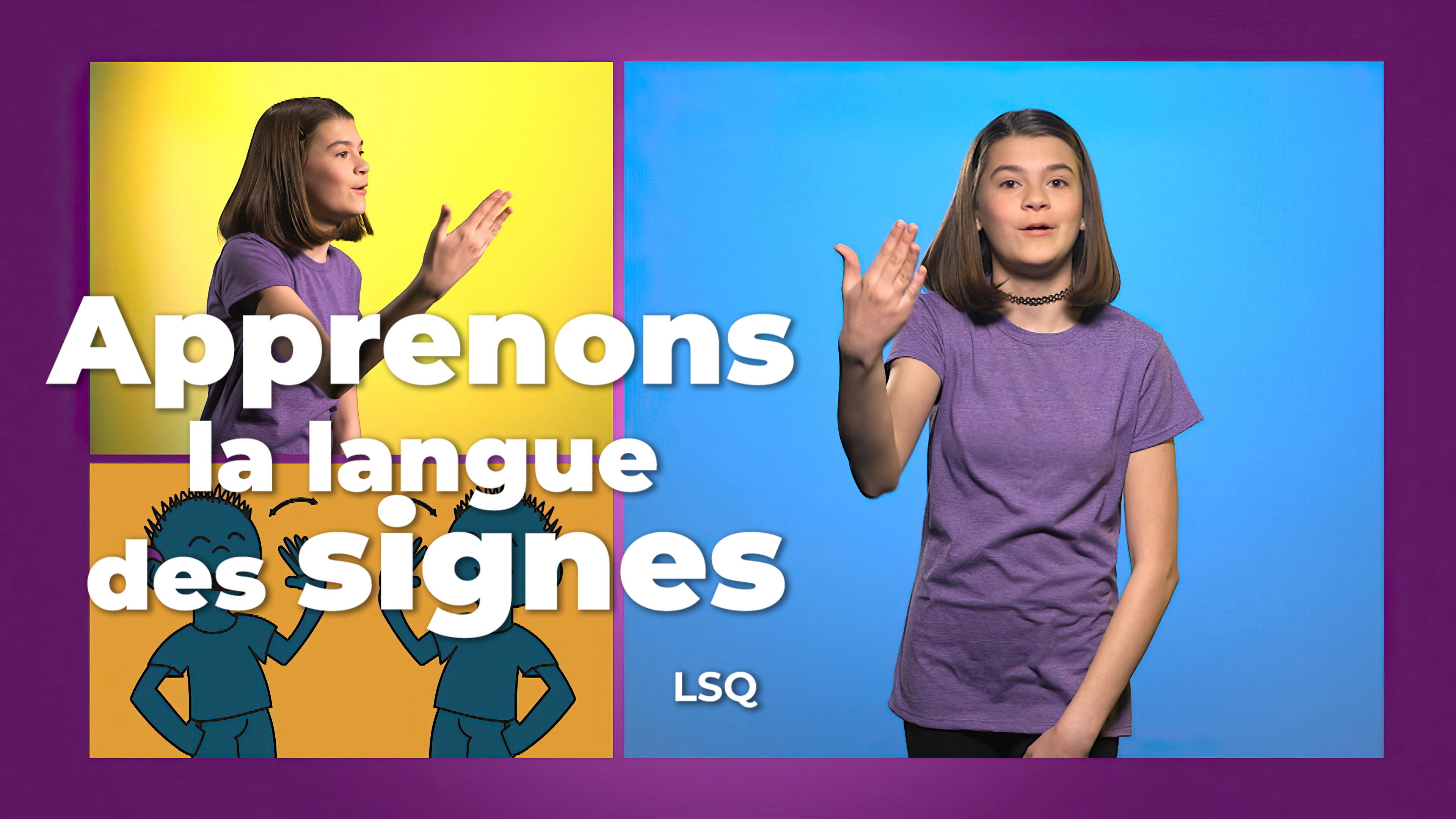 Apprenons la langue des signes