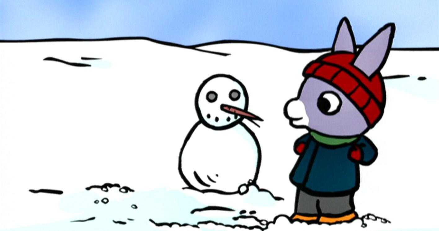 Trotro et le bonhomme de neige
